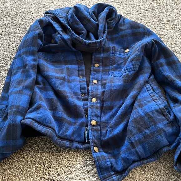 Flannel Coat (Like New) - Picture 2 of 2